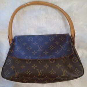 NWOT Vintage LV Mini Looping + Dust Bag